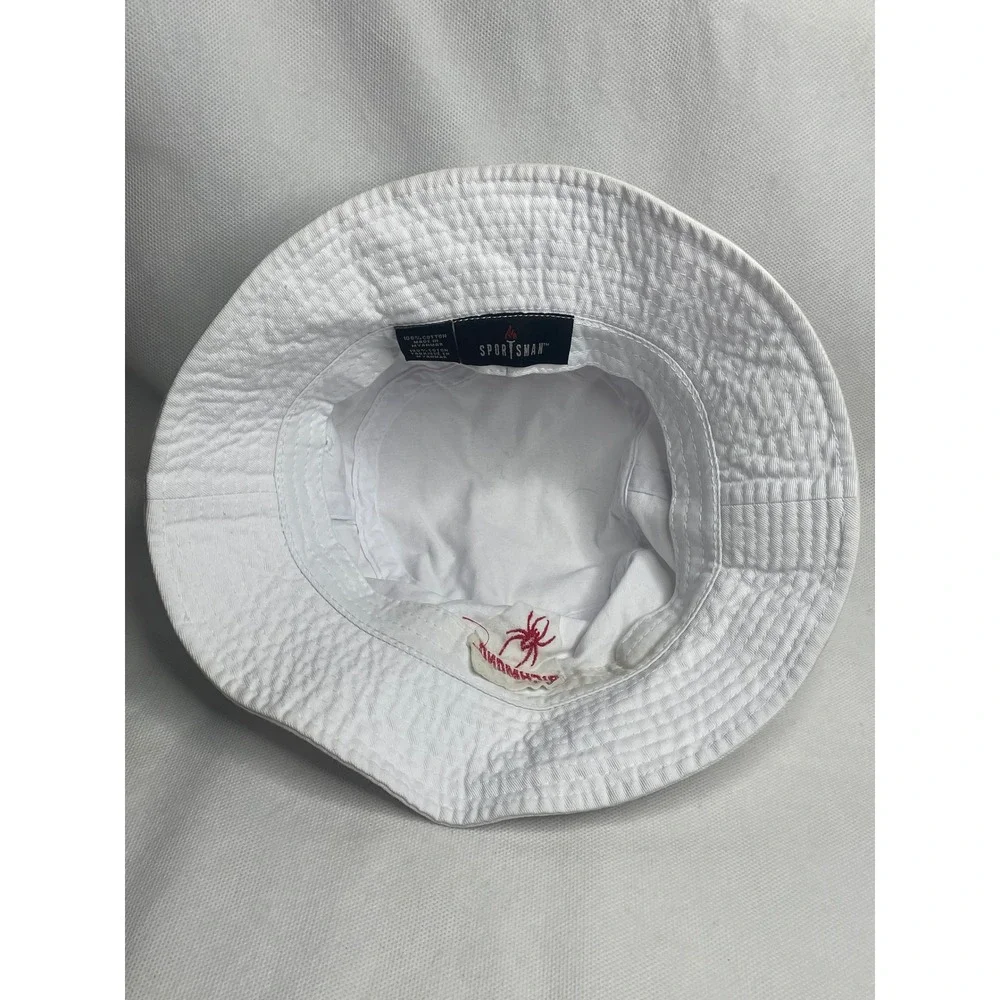 University of Richmond Spiders Cotton Bucket Cap One Size White Embroidered Hat
